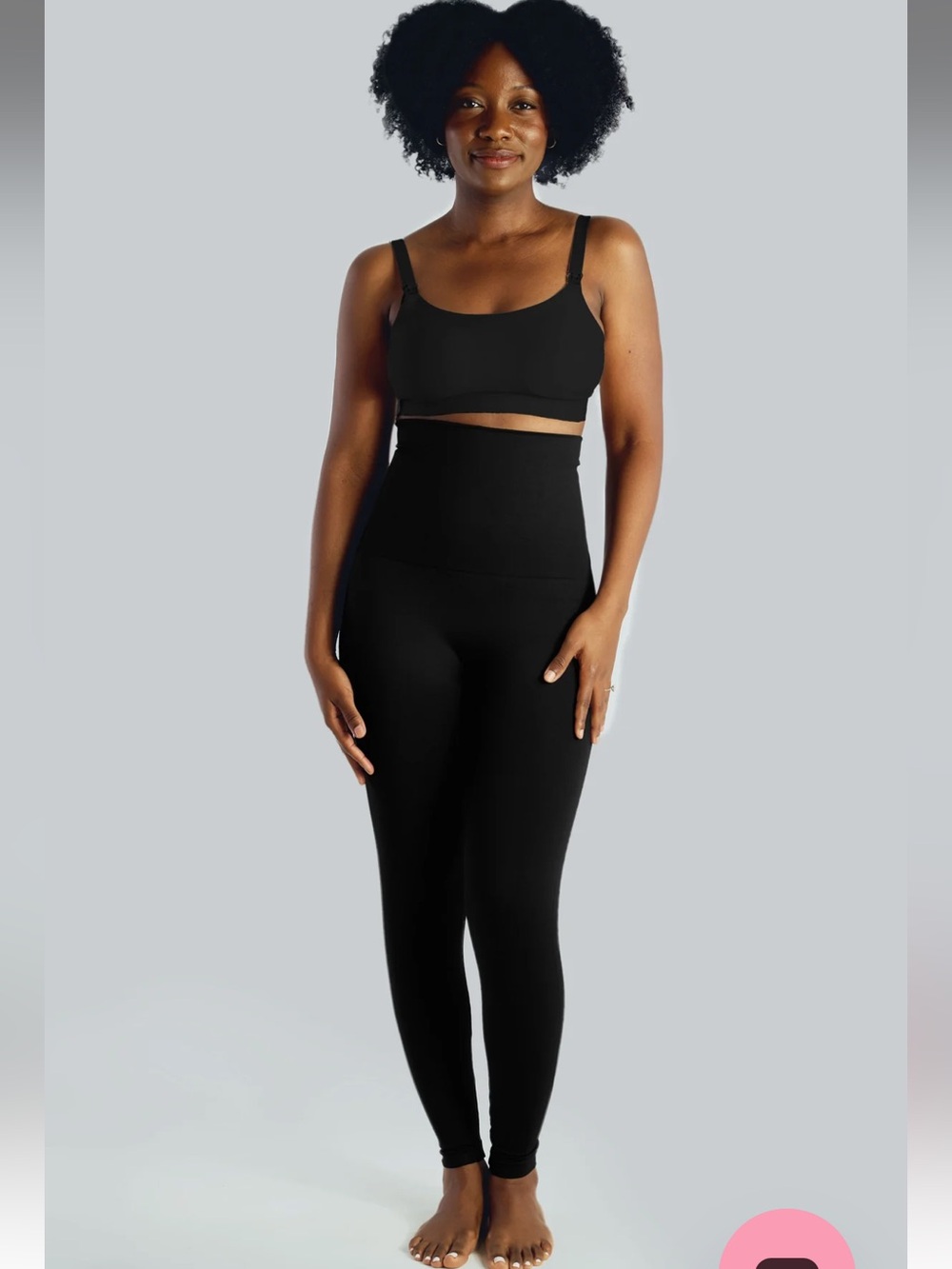 Belly Bandit NEW Mother Tucker Postpartum Compression Leggings- Black Small